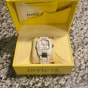 Women’s White Ceramic Invicta Watch